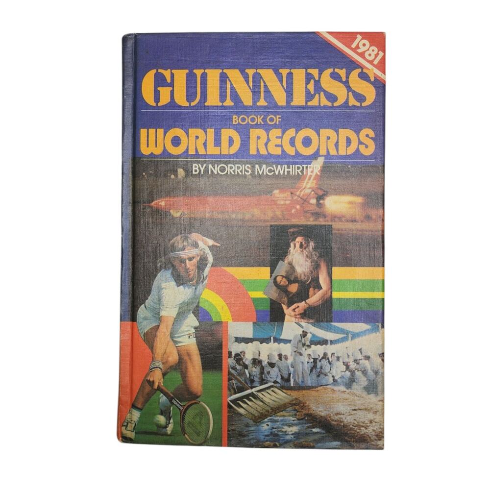 Guinness Book of World Records 1981 Edition Norris McWhirter Hardcover